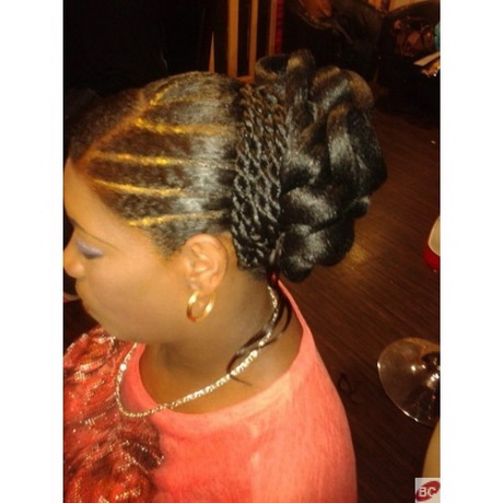 Chignon africain