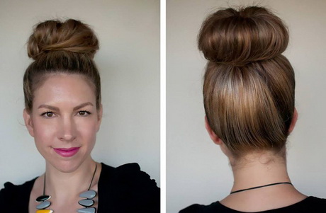 Chignon bun flou