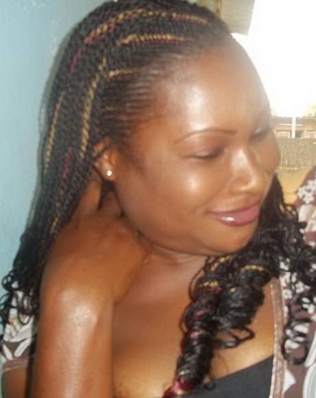 Coiffure africaine vanille