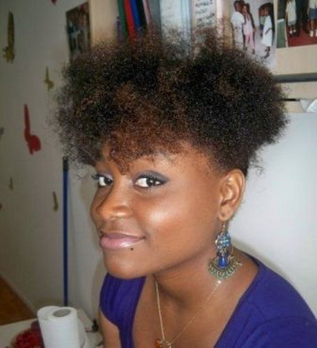 Coiffure afro naturel