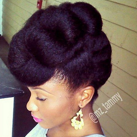 Coiffure afro naturel