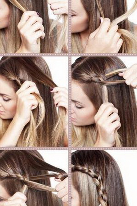 Coiffure avec tresse