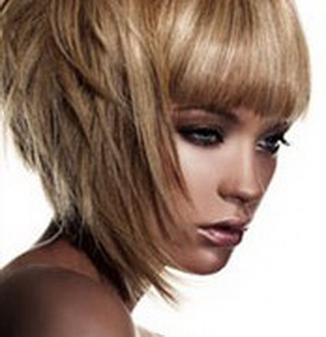 Coiffure femme carré plongeant