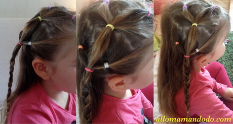 Coiffure pour jeune fille