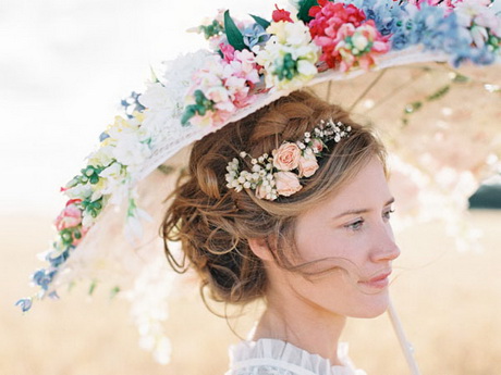 Couronne de fleurs mariage