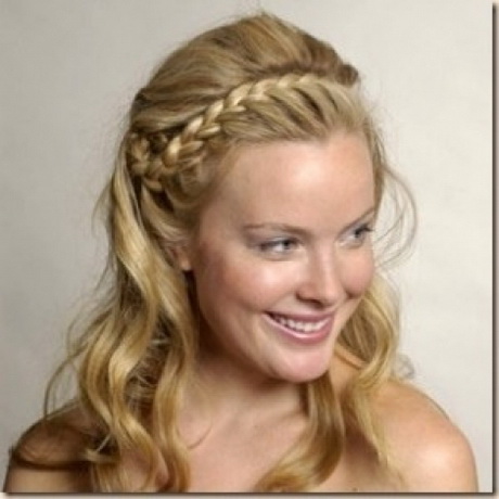 Modele de coiffure avec tresse