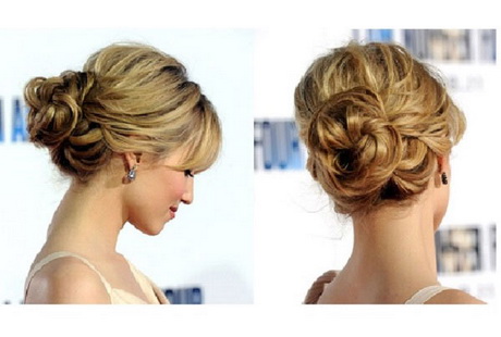 Chignon romantique flou