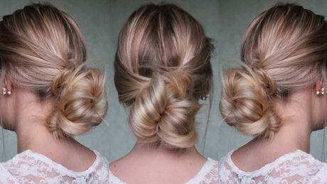 Chignon romantique flou