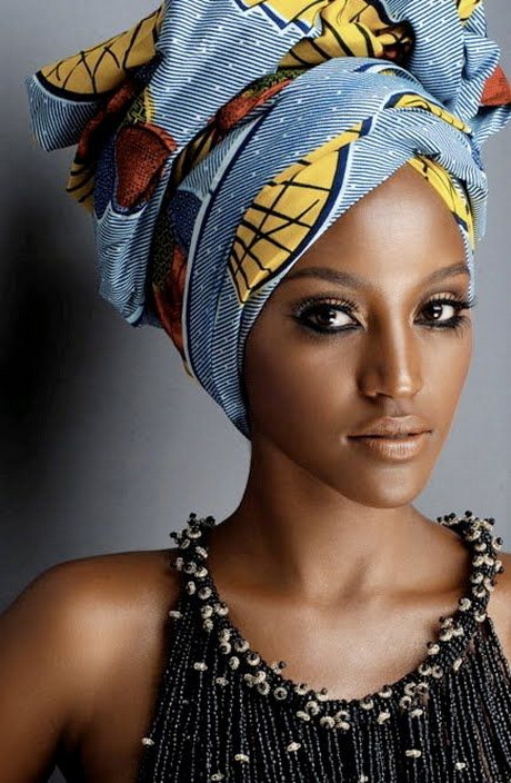 Coiffure africaine foulard