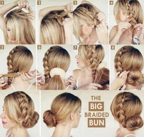 Coiffure chignon bun