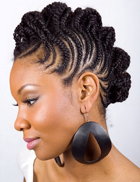 Coiffure tresse afro femme