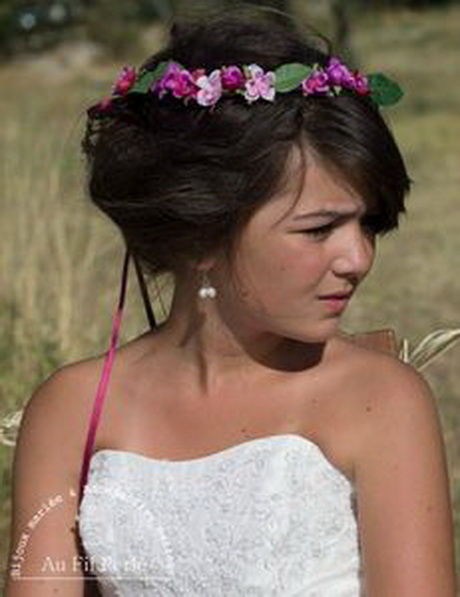 Couronne fleurs mariée