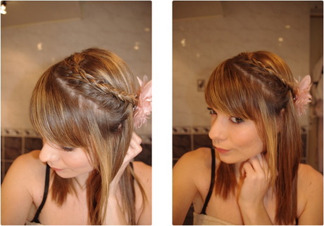 Modele coiffure avec tresse