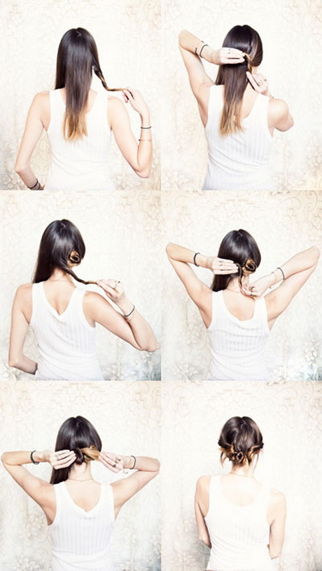 Se faire un chignon décoiffé