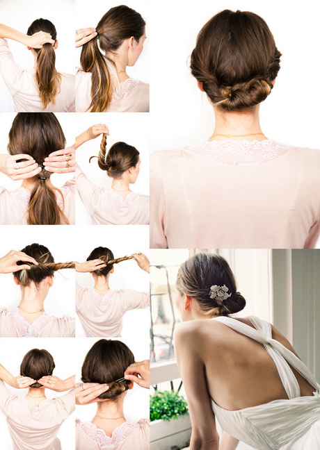 Se faire un chignon décoiffé