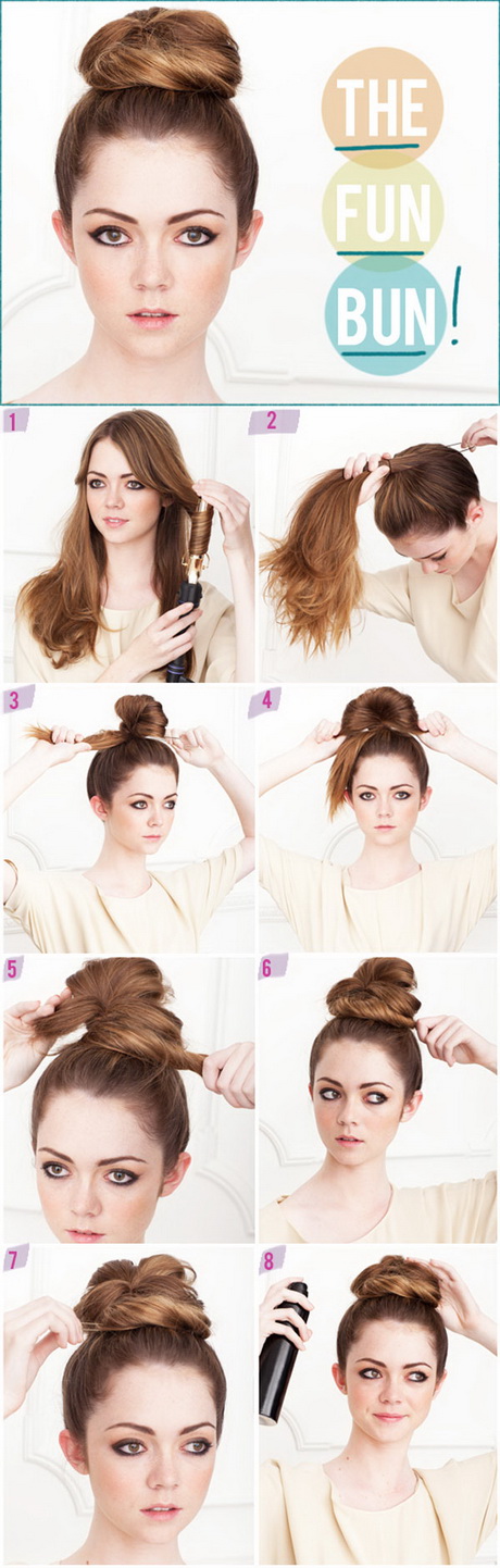Se faire un chignon décoiffé