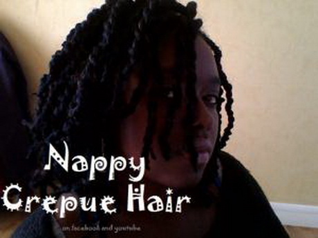 Coiffure africaine avec laine