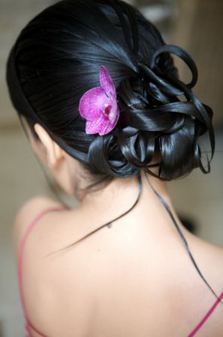 Coiffure mariage haute