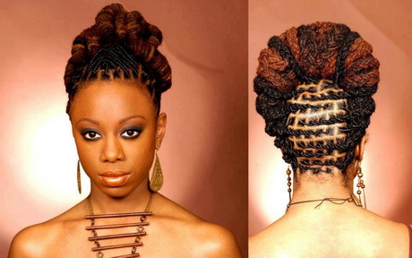 Modèle de coiffure afro