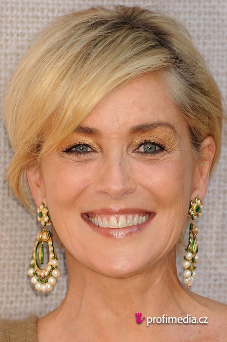 Coupe cheveux sharon stone 2023