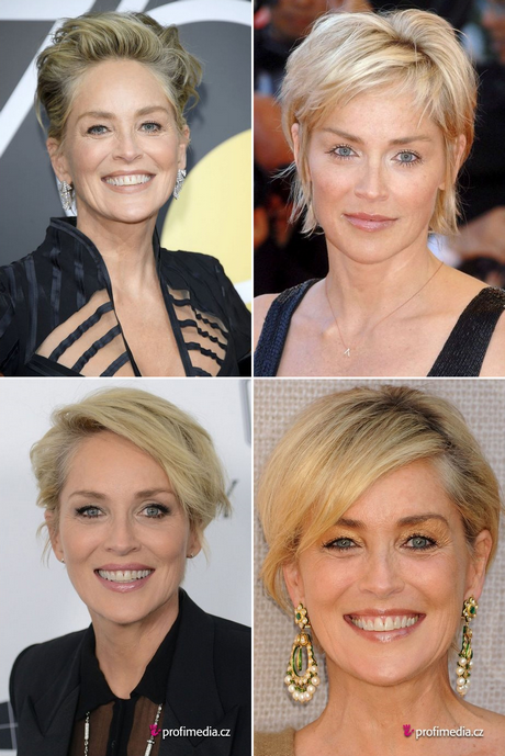 Coupe cheveux sharon stone 2023