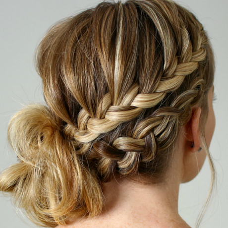 Chignon et tresse