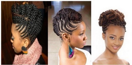 Chignon tresse africaine