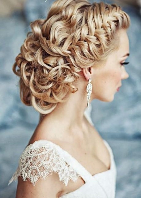 Coiffure de mariée avec tresse