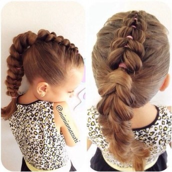 Coiffure enfant tresse