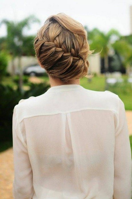 Coiffure mariage natte