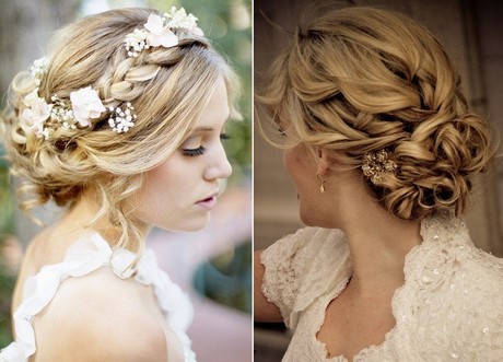 Coiffure mariée avec tresse