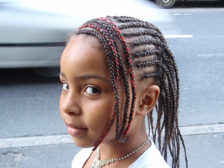 Coiffure tresse africaine enfant