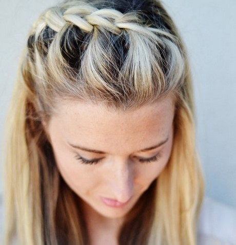 Coiffure tresse coté