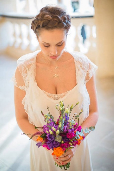 Couronne en tresse coiffure