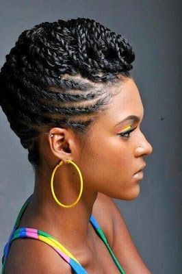 Idée coiffure tresse afro