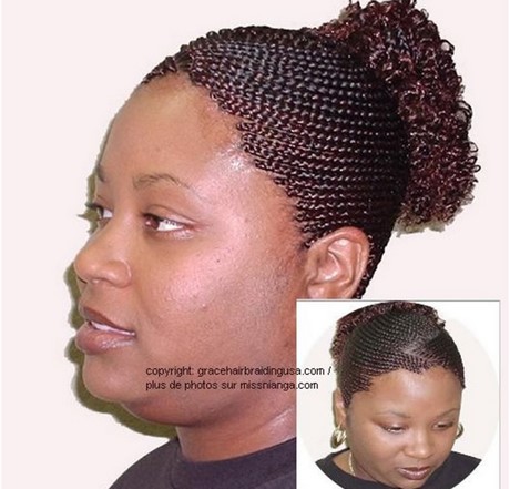 Modele de coiffure natte africaine