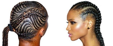 Modèle coiffure tresse africaine