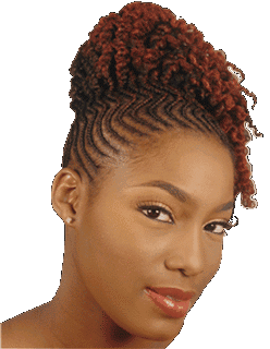 Modèle de coiffure tresse africaine