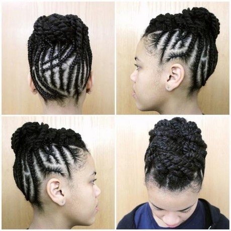 Natte africaine cheveux court