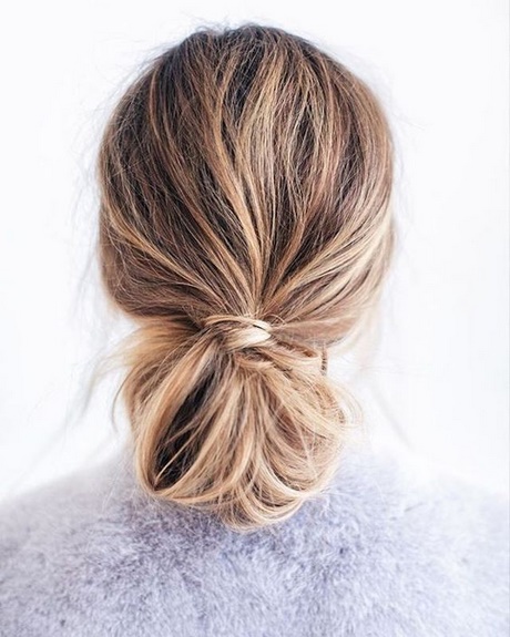 Chignon 2018 simple