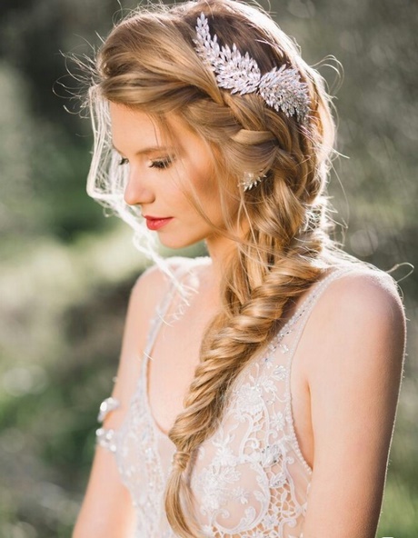 Photo de coiffure de mariage 2018