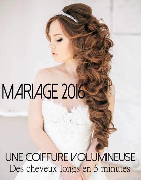 Coiffure 2016 mariage