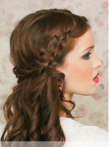 Cheveux long coiffure soirée