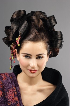 Chignon asiatique