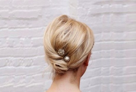 Chignon banane cheveux fins