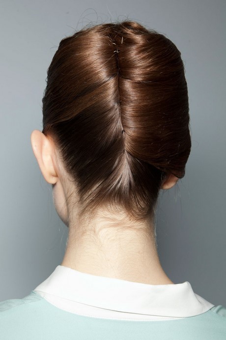 Chignon banane cheveux fins