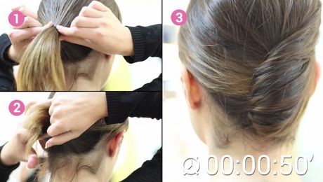 Chignon banane rapide