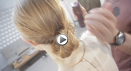 Chignon catogan