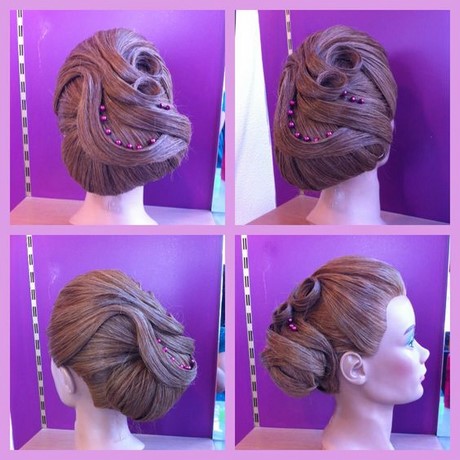 Chignon catogan