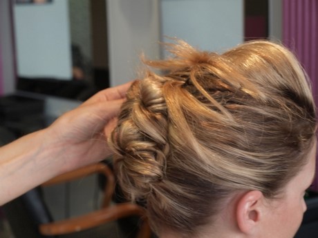 Chignon coque mariage